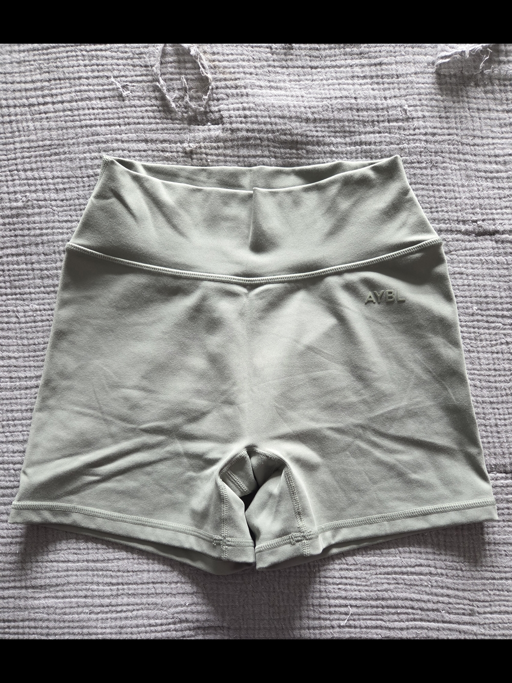 AYBL High-Rise Bike Shorts in Sage